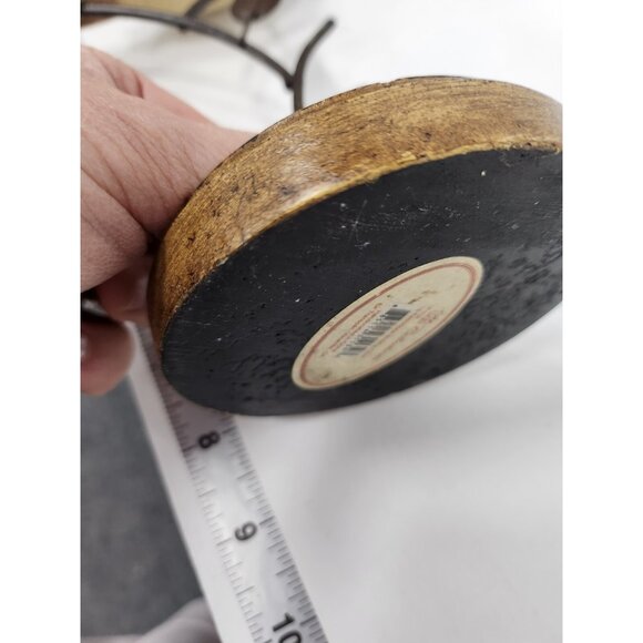 Vintage Bird on Metal Tree Handcrafted Figurine Statue Display Cottagecore - Picture 12 of 13